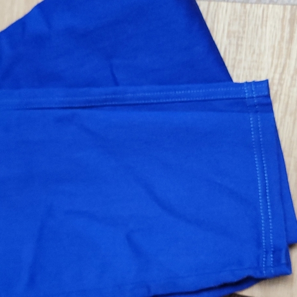 HUE Leggings Classic Smooth Denim Skim Sailor blue wide waistband XS SM New - Picture 5 of 11